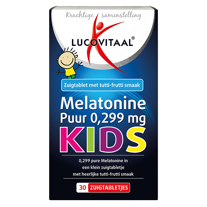 Lucovitaal Melatonine Puur Kids, 0.299mg (30 Zuigtabletten)-1