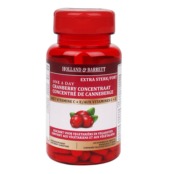 Holland & Barrett Cranberry Extra Sterk (100 Tabletten)-1