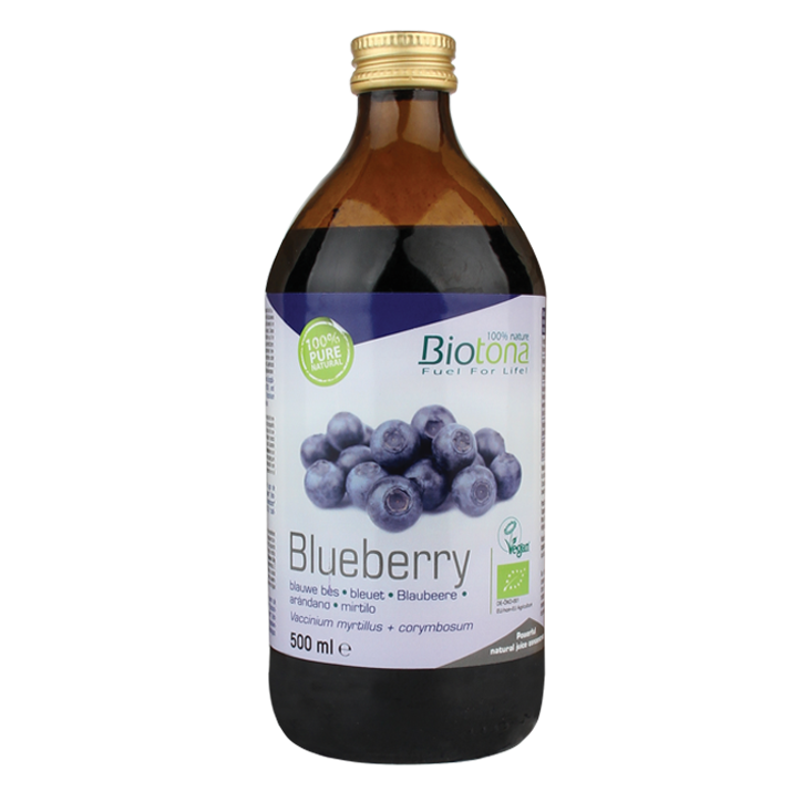 Biotona Blauwe Bessensap Bio - 500ml-1