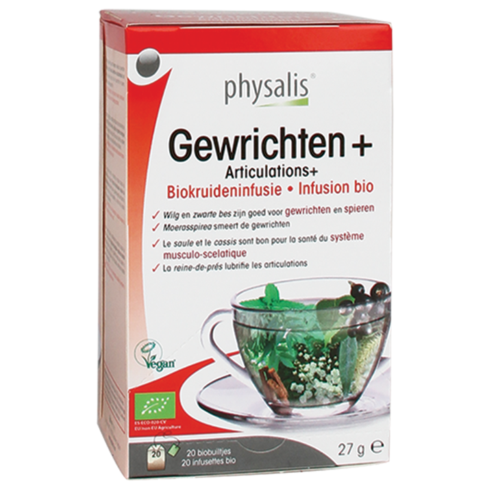 Physalis Kruideninfusie Gewrichten+ Bio - 20 theezakjes-1
