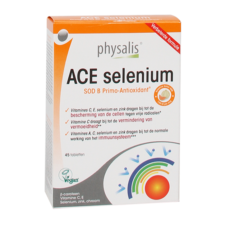Physalis ACE Selenium + Groene Thee (45 Tabletten)-1
