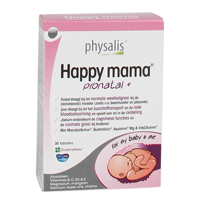 Physalis Happy Mama Pronatal+ (30 Tabletten)-1