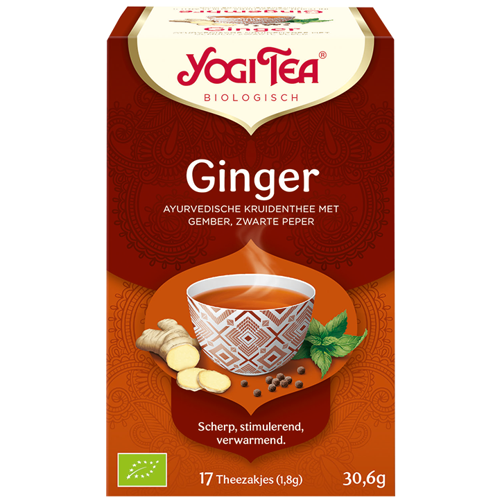 Yogi Tea Ginger Bio (17 Theezakjes)-1