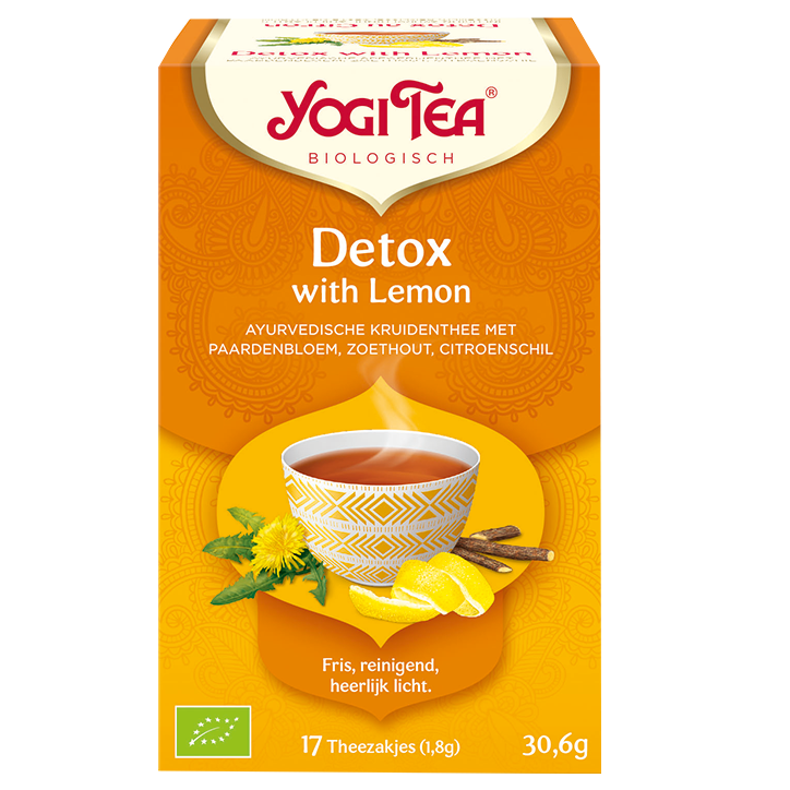 Yogi Tea Detox Lemon Bio (17 Theezakjes)-1