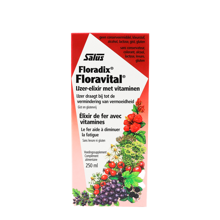 Floradix Floravital Élixir de Fer avec Vitamines - 250ml-1