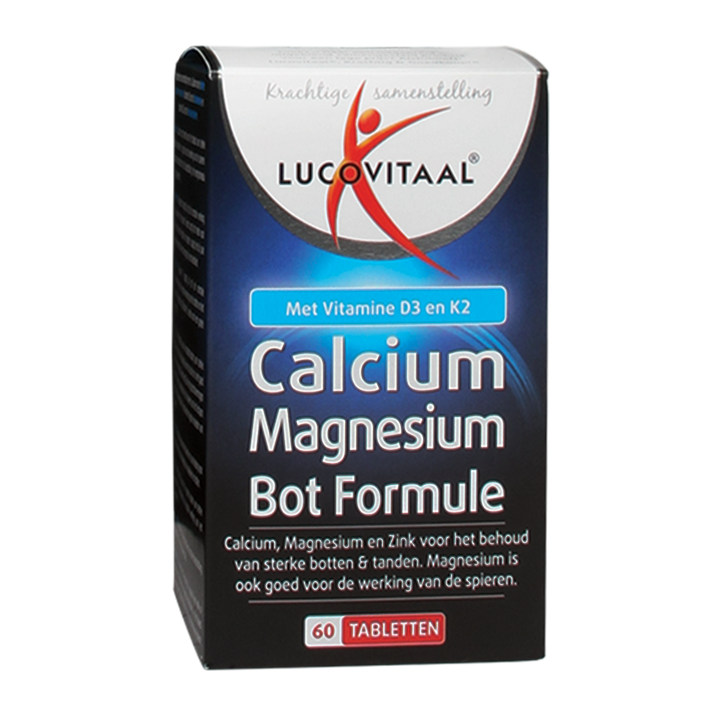 Lucovitaal Calcium - Magnesium Bot Formule (60 Tabletten)-1