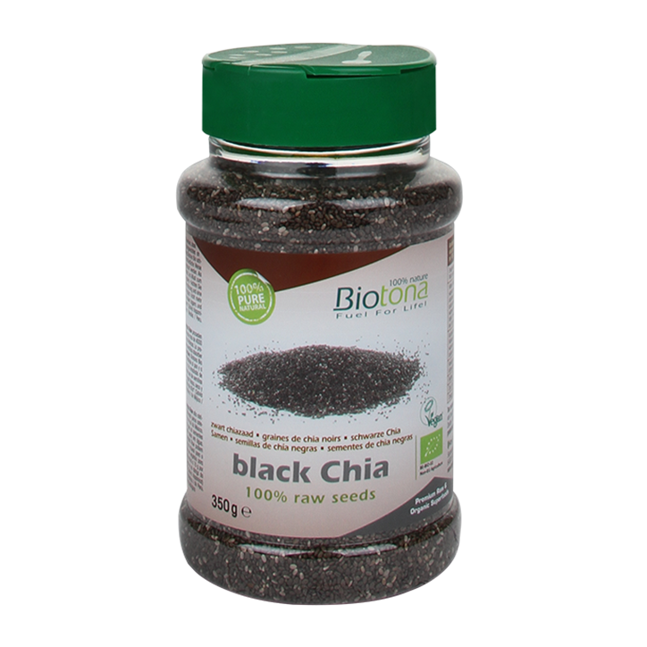 Biotona Graines de Chia noir Bio (350 g)-1