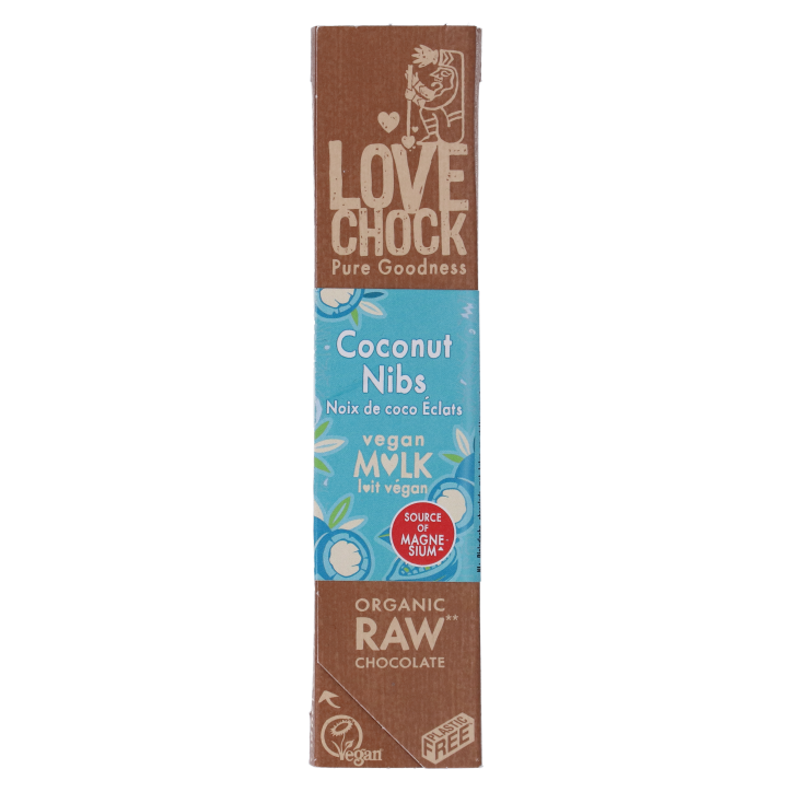 Lovechock Coconut Nibs Vegan Milk Bio (40gr)-1