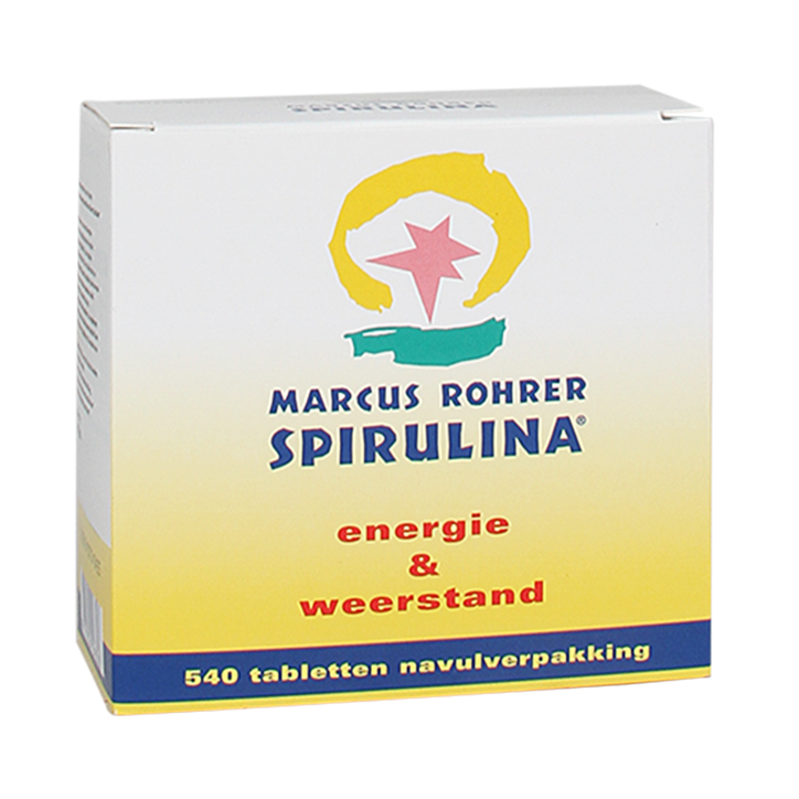 Marcus Rohrer Spirulina Navulling (3x180 Tabletten)-1
