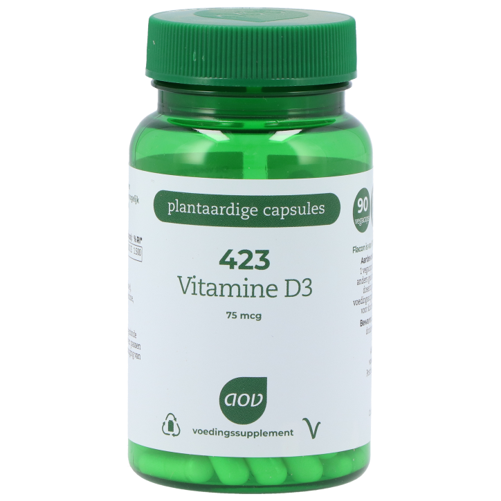 AOV 423 Vitamine D3, 75mcg (90 Capsules)-1