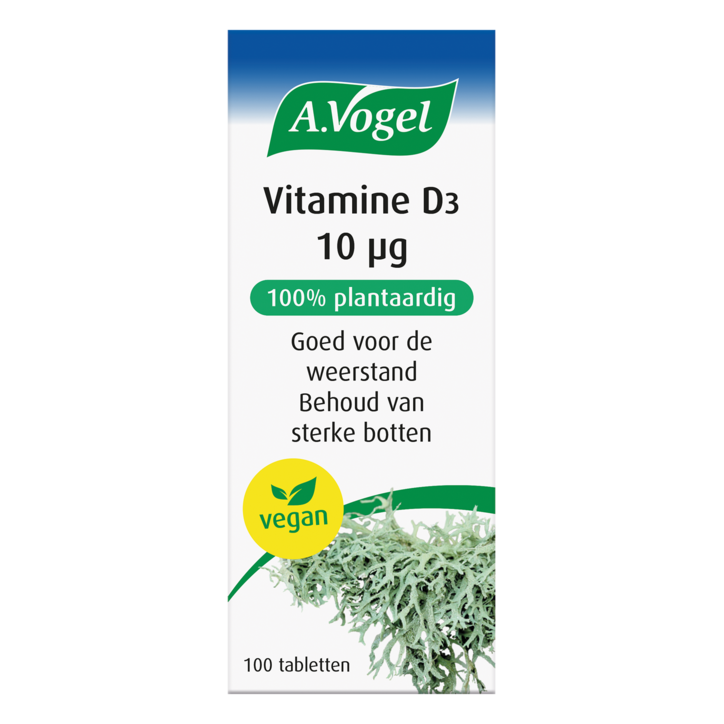 A.Vogel Vitamine D3 10 mcg (100 tabletten)-1