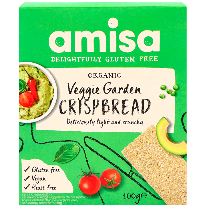 Amisa Crackers de Légumes Bio - 100g-1