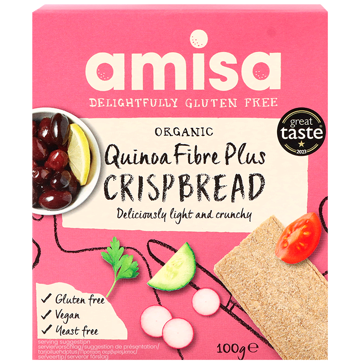 Amisa Quinoa Crackers - 100g-1