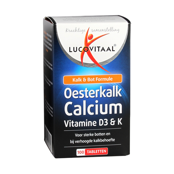 Lucovitaal Oesterkalk Calcium (100 Tabletten)-1