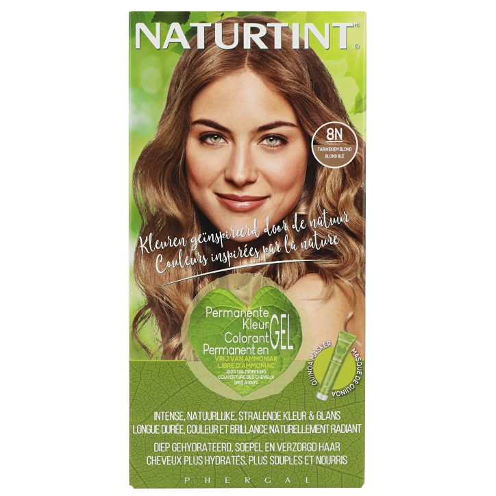 Naturtint Permanente Haarkleuring 8N Tarwekiem Blond - 170ml-1