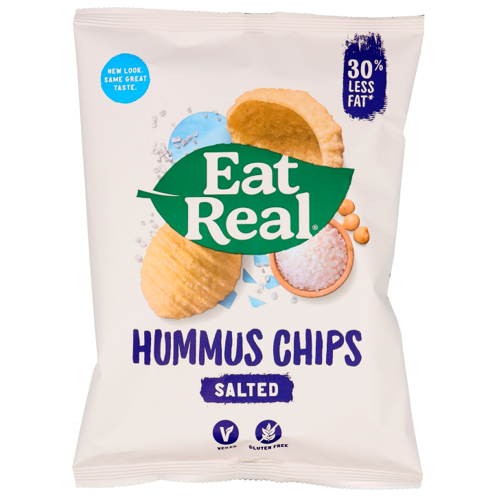Eat Real Chips d'houmous au sel de mer 45 g-1