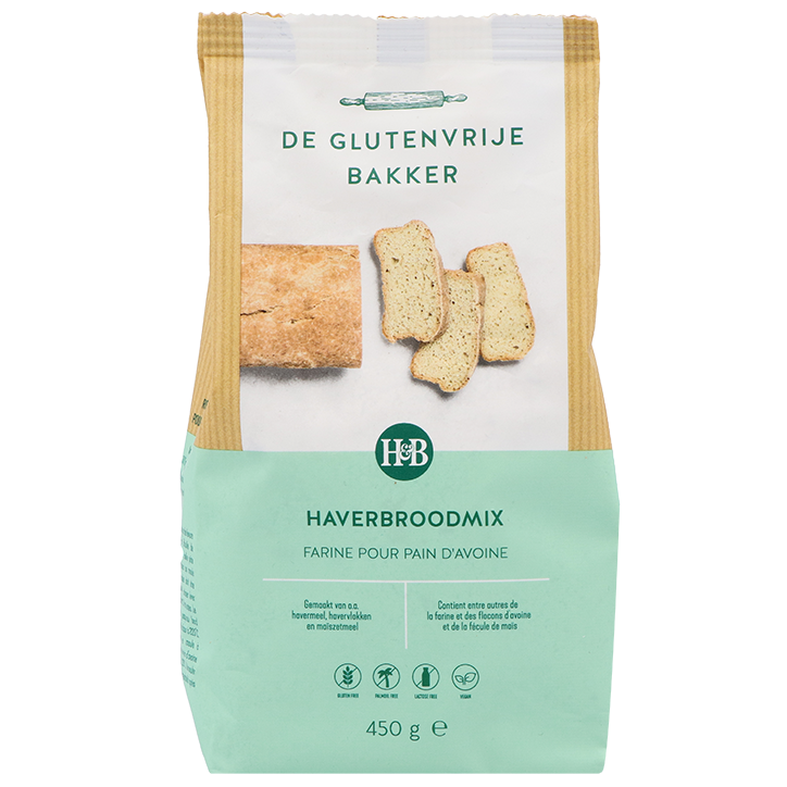 De Glutenvrije Bakker Haverbroodmix - 450g-1
