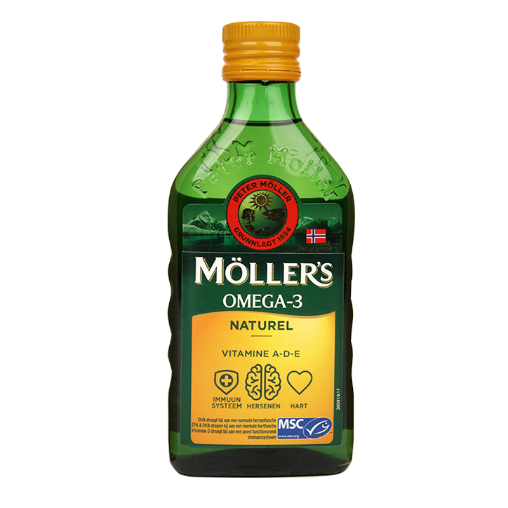 Möller's Omega-3 Levertraan Naturel - 250 ml-1