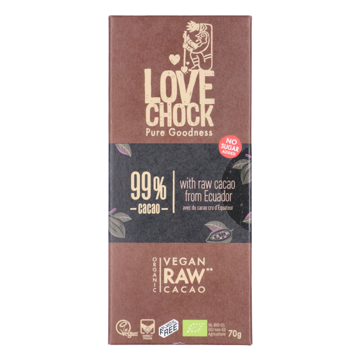 Lovechock Extreme Dark 99% Cacao - 70g-1