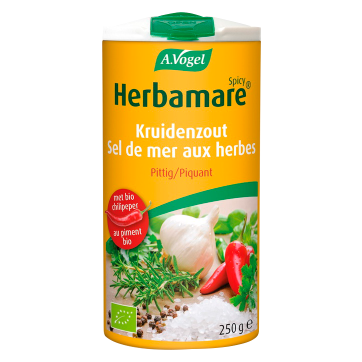 A.Vogel Herbamare Spicy Kruidenzout Bio (250gr)-1