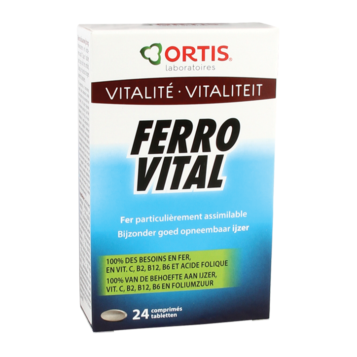 Ortis Ferro Vital Vitaliteit (24 Tabletten)-1