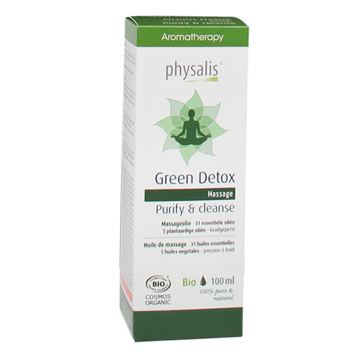 Physalis Huile de Massage Green Detox (100ml)-1