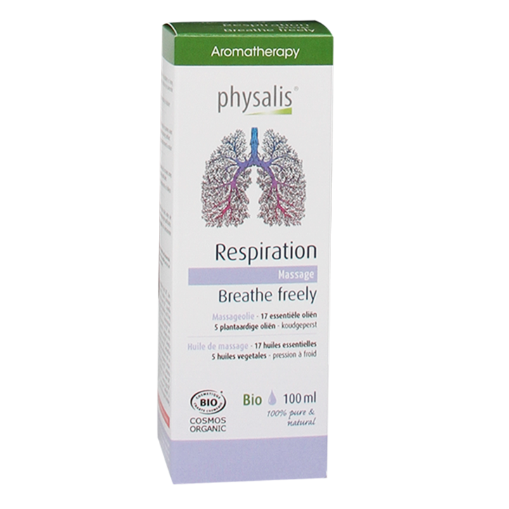 Physalis Huile de Massage Respiration (100ml)-1