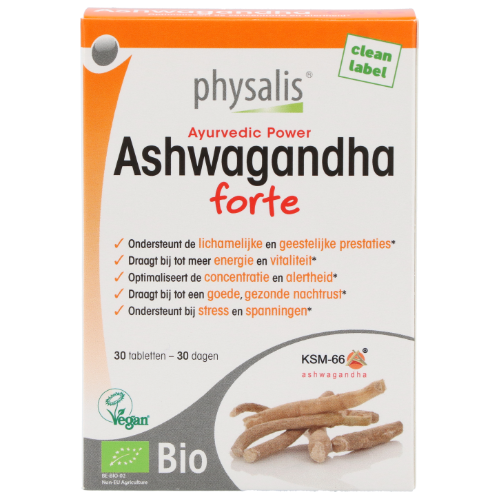 Physalis Ashwagandha 600mg Forte KSM-66 - 30 tabletten-1