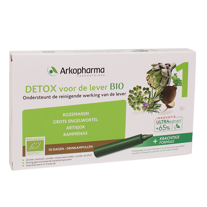 Arkopharma Detox Lever Bio (10 Ampullen)-1