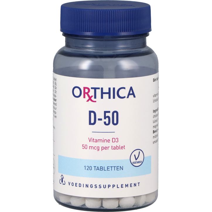 Orthica Vitamine D 50 (120 Tabletten)-1
