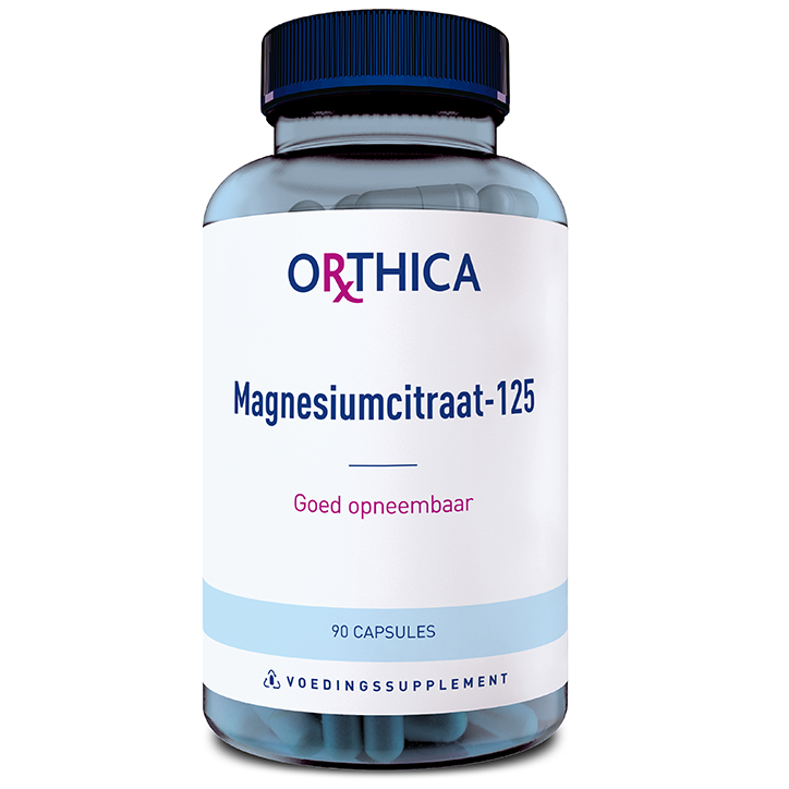 Orthica Magnesiumcitraat 125 (90 Capsules)-1