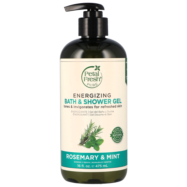 Petal Fresh Energizing Bath & Shower Gel Rosemary & Mint - 475ml-1