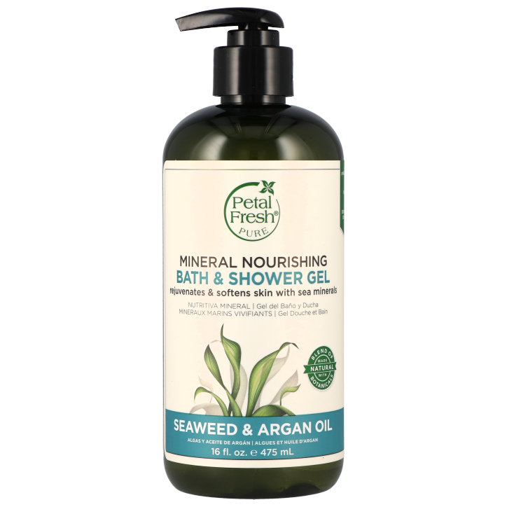 Petal Fresh Mineral Nourishing Bath & Shower Gel Seaweed & Argan Oil - 475ml-1