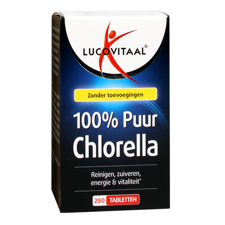 Lucovitaal 100% Puur Chlorella - 200 tabletten-1