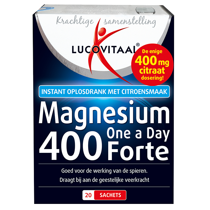 Lucovitaal Magnesium Forte, 400mg (20 Sachets)-1