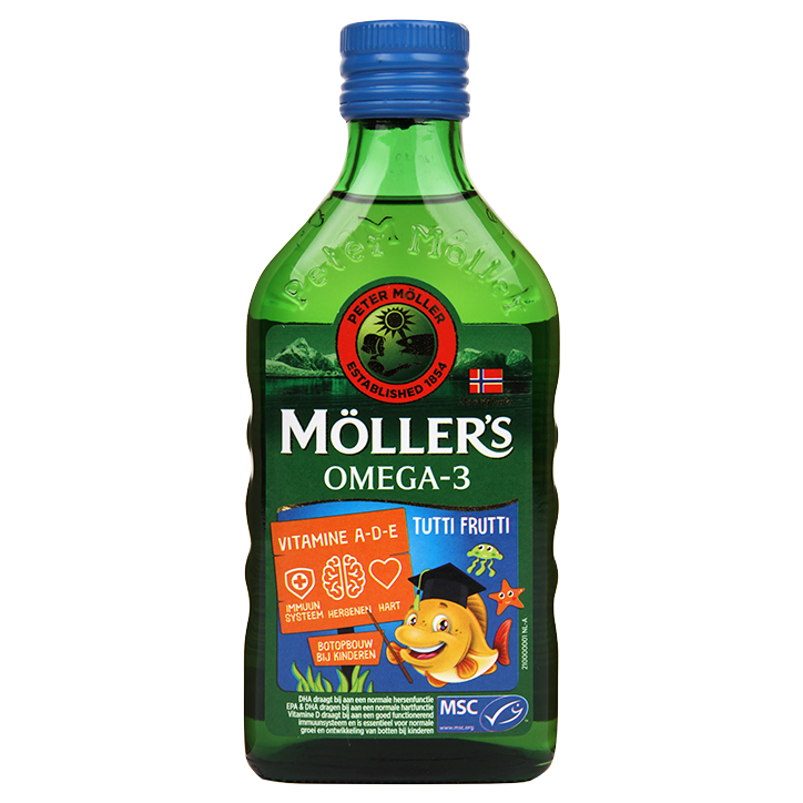 Möller's Oméga-3 Huile de Foie de Morue Tutti Frutti - 250 ml-1