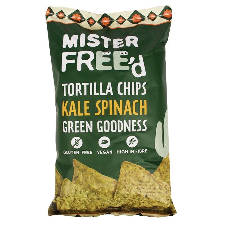 Mister Free'd Tortilla Chips Kale Spinach (135 g)-1