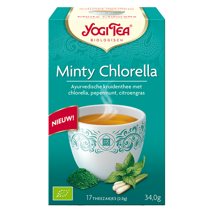 Yogi Tea Minty Chlorella Bio (17 Theezakjes)-1