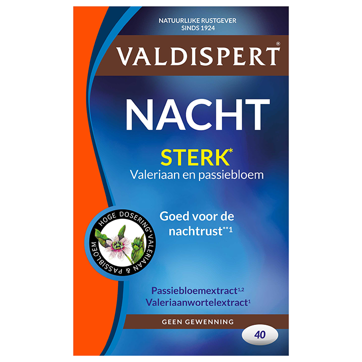 Valdispert Nacht Sterk (40 Tabletten)-1