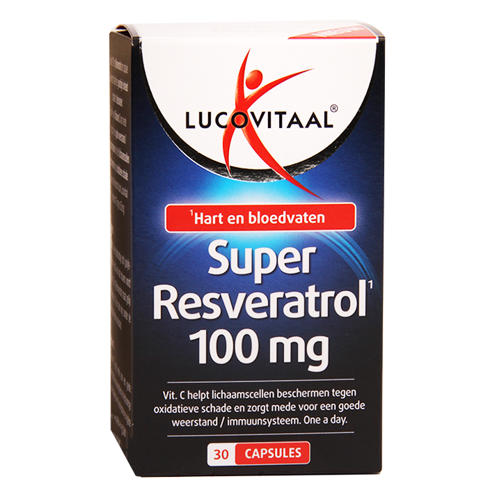 Lucovitaal Super resvératrol, 100mg (30 capsules)-1