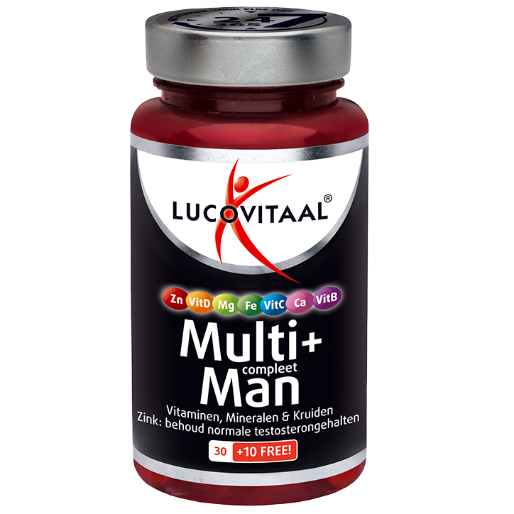 Lucovitaal Multi+ compleet Man (40 tabletten)-1