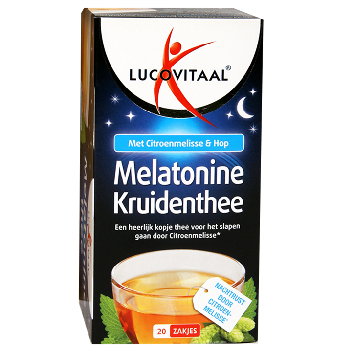 Lucovitaal Melatonine Kruidenthee - 20 Theezakjes-1