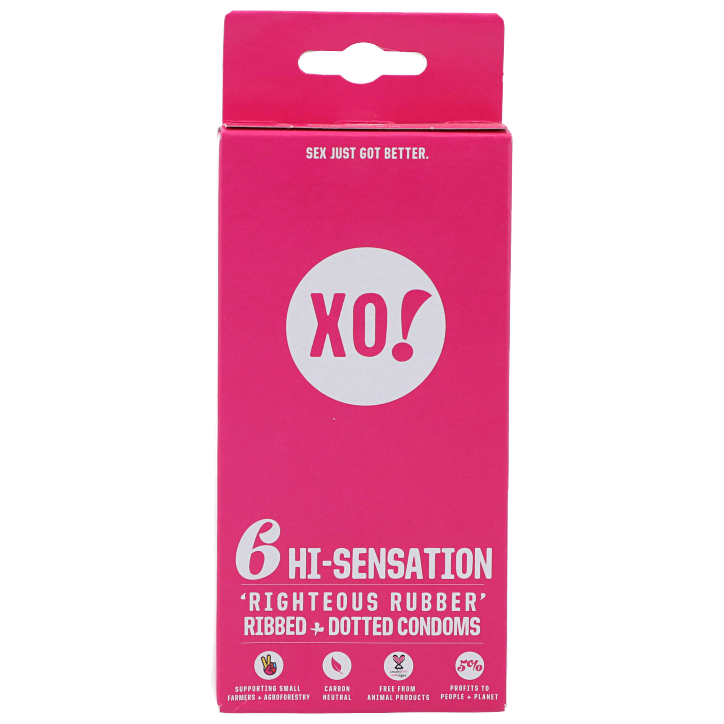 Xo! Préservatifs Hi-Sensation - 6 pcs-1