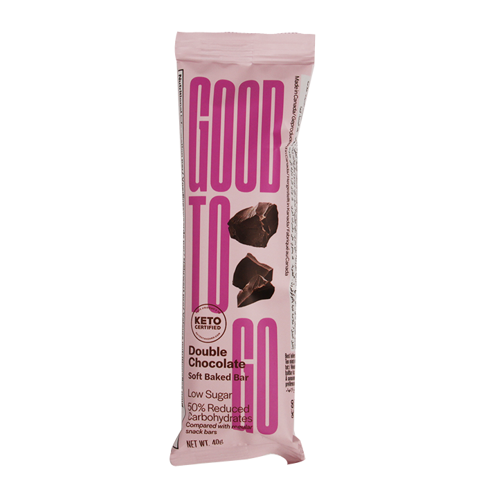 Good To Go Double Chocolate Keto Bar - 40g-1