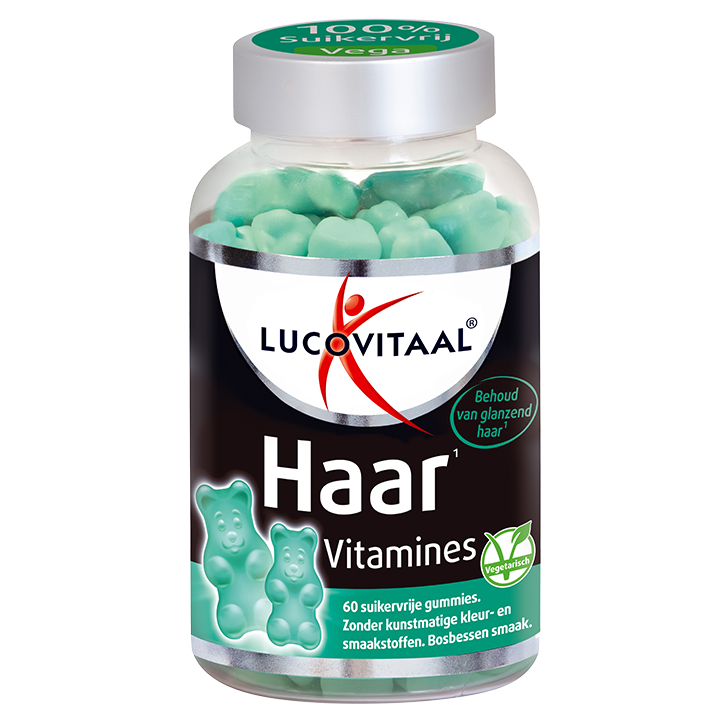 Lucovitaal Haar Vitamines Bosbes - 60 gummies-1