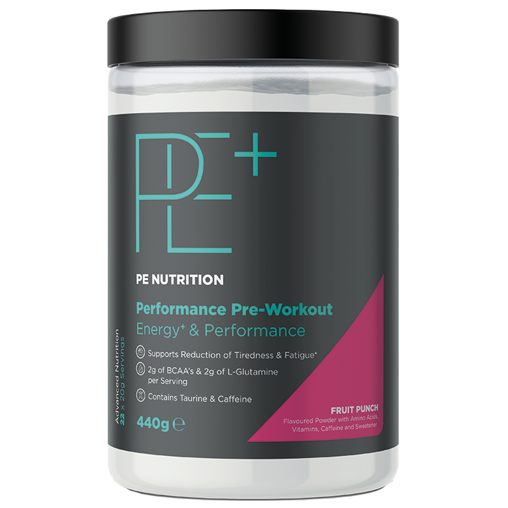 PE Nutrition Performance Pre-Workout Fruit Punch - 440g-1