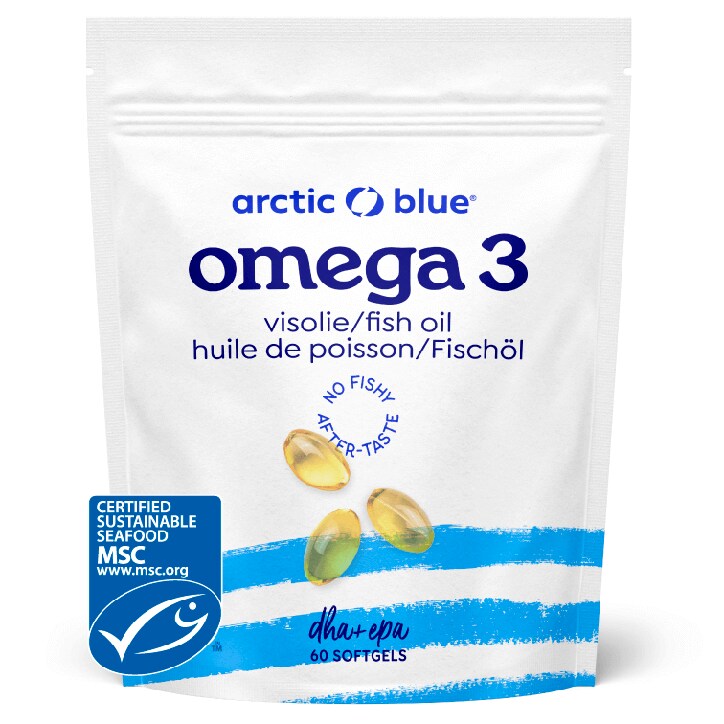 Arctic Blue Oméga 3 Huile de Poisson DHA+EPA - 60 capsules-1