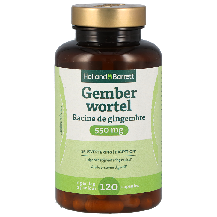 Holland & Barrett Gemberwortel 550 mg - 120 capsules-1