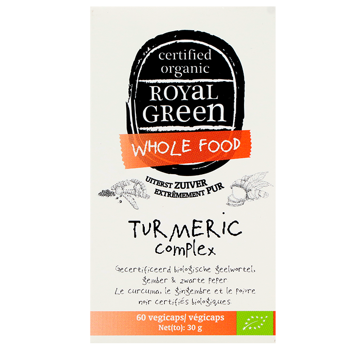 Royal Green Turmeric (Curcuma) Complex - 60 vegicaps-1