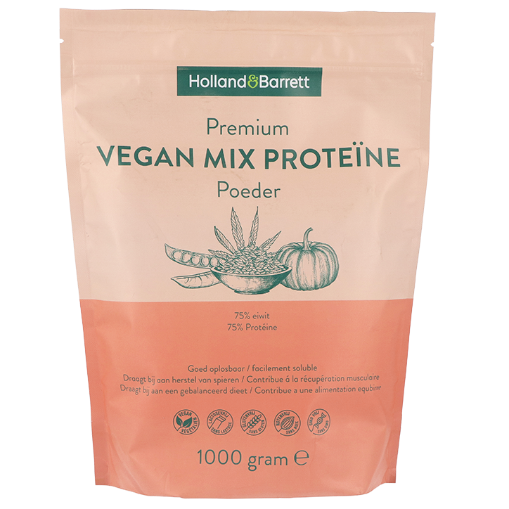 Holland & Barrett Premium Vegan Mix Proteïne Poeder - 1kg-1